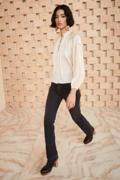 ULLA JOHNSON Maeve Blouse - Dawn -Ullyla Shop SHOT 045 ULLA JOHNSON MAEVE BLOUSE DAWN UJ990237 0025