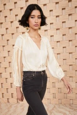 ULLA JOHNSON Maeve Blouse - Dawn -Ullyla Shop SHOT 045 ULLA JOHNSON MAEVE BLOUSE DAWN UJ990237 0112