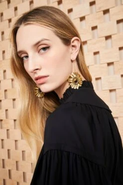 ULLA JOHNSON Marika Blouse - Noir -Ullyla Shop SHOT 207 ULLA JOHNSON MARIKA BLOUSE NOIR UJ990208 0188