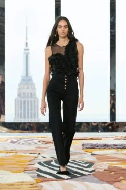 ULLA JOHNSON Winnifred Top - Noir -Ullyla Shop UJ AW23 38 Filippo