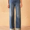 ULLA JOHNSON The Genevieve Jean - Danube Dark Indigo Wash -Ullyla Shop ULLA JOHNSON GENEVIEVE JEAN DANUBE DARK INDIGO 02 ALT