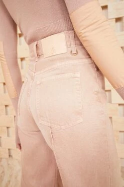 ULLA JOHNSON The Genevieve Jean - Rosewood Wash -Ullyla Shop ULLA JOHNSON GENEVIEVE JEAN ROSEWOODWASH UJ990420 view 4