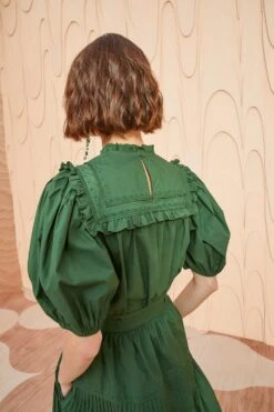 ULLA JOHNSON Adeline Top - Juniper -Ullyla Shop ULLA JOHNSON Adeline Top JUNIPER 04