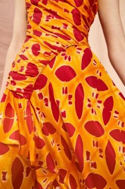 ULLA JOHNSON Alani Gown - Tigerlilly -Ullyla Shop ULLA JOHNSON Alani Gown TIGERLILLY 02 ALT