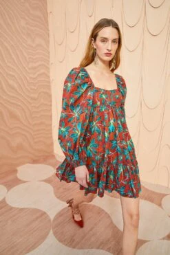 ULLA JOHNSON Alita Dress - Tropical -Ullyla Shop ULLA JOHNSON Alita Dress TROPICAL 05