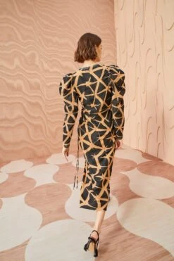 ULLA JOHNSON Amalie Dress - Onyx 12 ULLA JOHNSON Amalie Dress - Onyx -Ullyla Shop ULLA JOHNSON Amalie Dress ONYX 0195