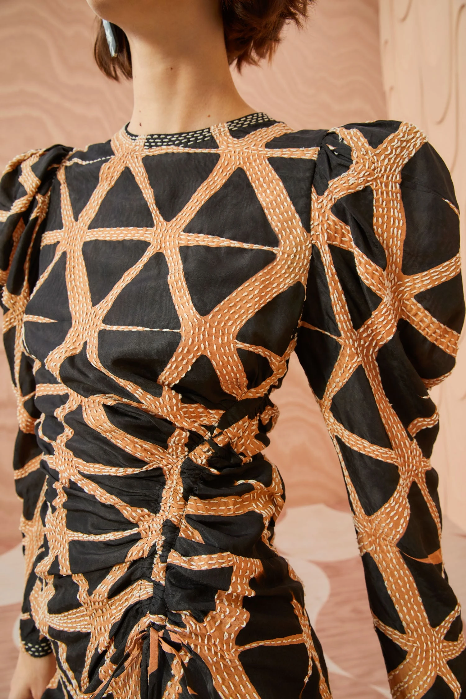 ULLA JOHNSON Amalie Dress - Onyx 5 ULLA JOHNSON Amalie Dress - Onyx - Image 3