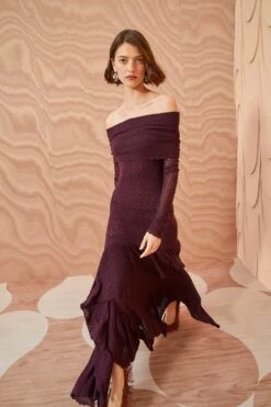 ULLA JOHNSON Ambrosia Dress - Mahogany