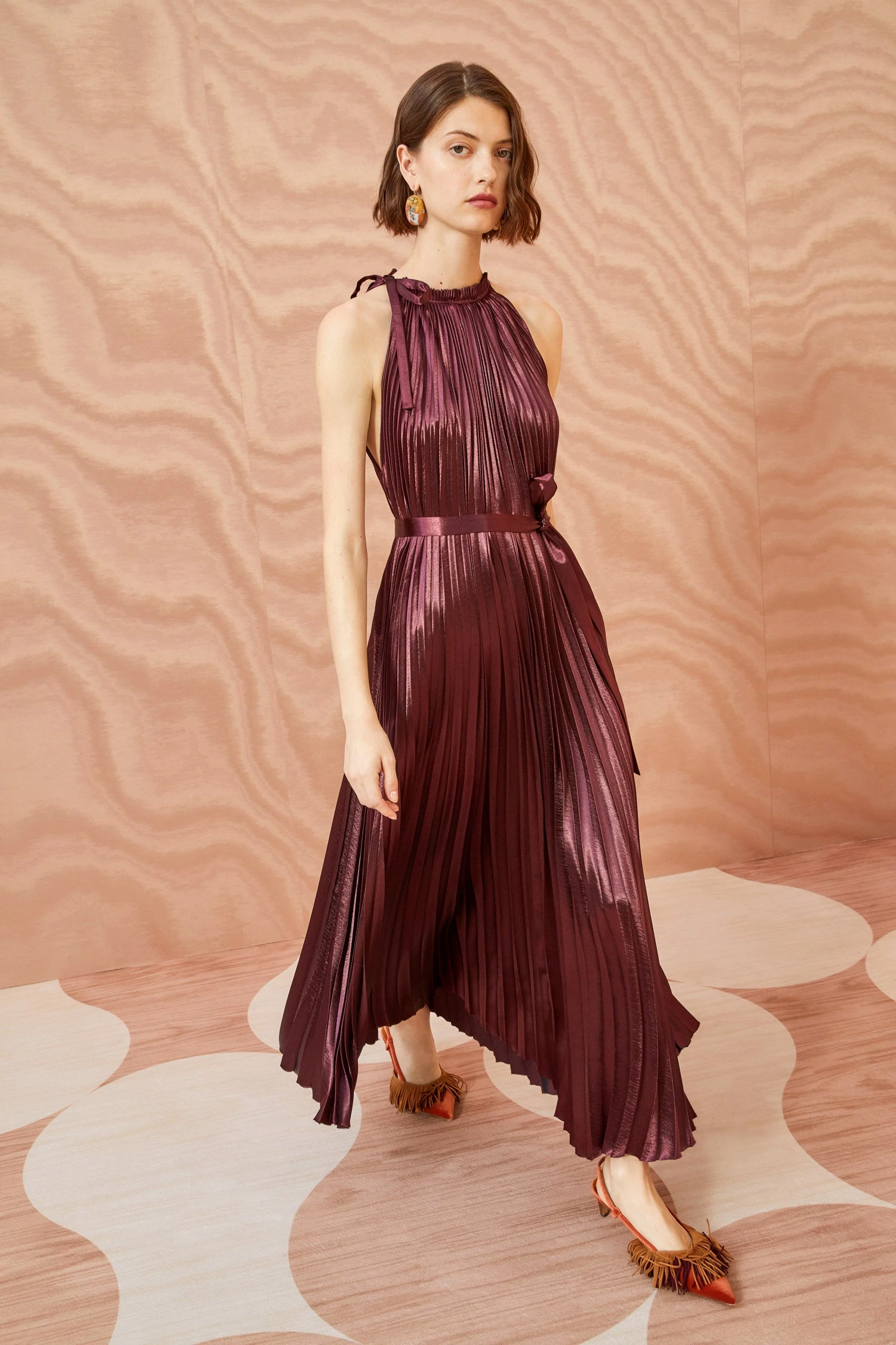 ULLA JOHNSON Amiko Dress - Mahogany 3 ULLA JOHNSON Amiko Dress - Mahogany