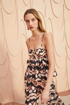 ULLA JOHNSON Amrita Top - Obsidian