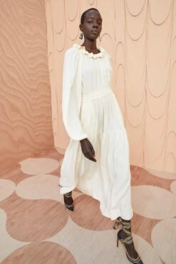 ULLA JOHNSON Annalisa Dress - Pristine -Ullyla Shop ULLA JOHNSON Annalisa Dress PRISTINE RESHOOT FROM DAY 3 03