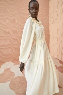 ULLA JOHNSON Annalisa Dress - Pristine -Ullyla Shop ULLA JOHNSON Annalisa Dress PRISTINE RESHOOT FROM DAY 3 05