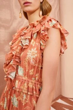 ULLA JOHNSON Arisa Dress - Mesa Floral -Ullyla Shop ULLA JOHNSON Arisa Dress MESA FLORAL 05