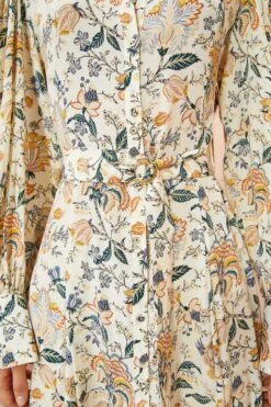 ULLA JOHNSON Athena Dress - Gardenia -Ullyla Shop ULLA JOHNSON Athena Dress GARDENIA 0076