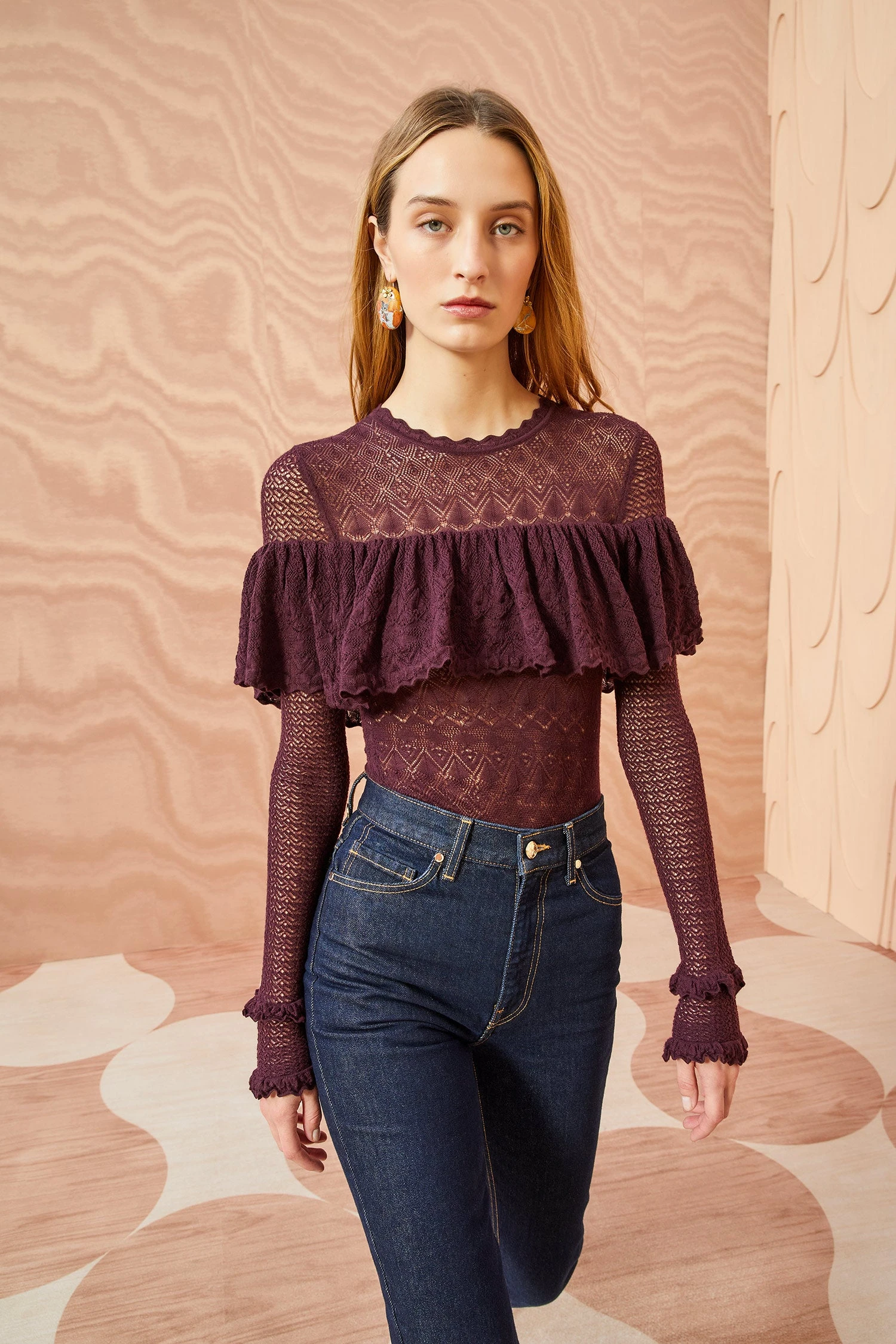 ULLA JOHNSON Augustina Pullover - Mahogany 3 ULLA JOHNSON Augustina Pullover - Mahogany