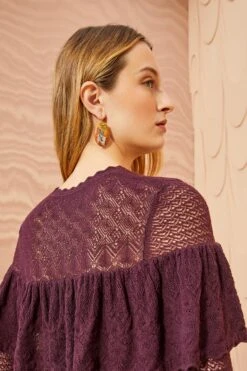 ULLA JOHNSON Augustina Pullover - Mahogany 10 ULLA JOHNSON Augustina Pullover - Mahogany -Ullyla Shop ULLA JOHNSON Augustina Pullover MAHOGANY 04