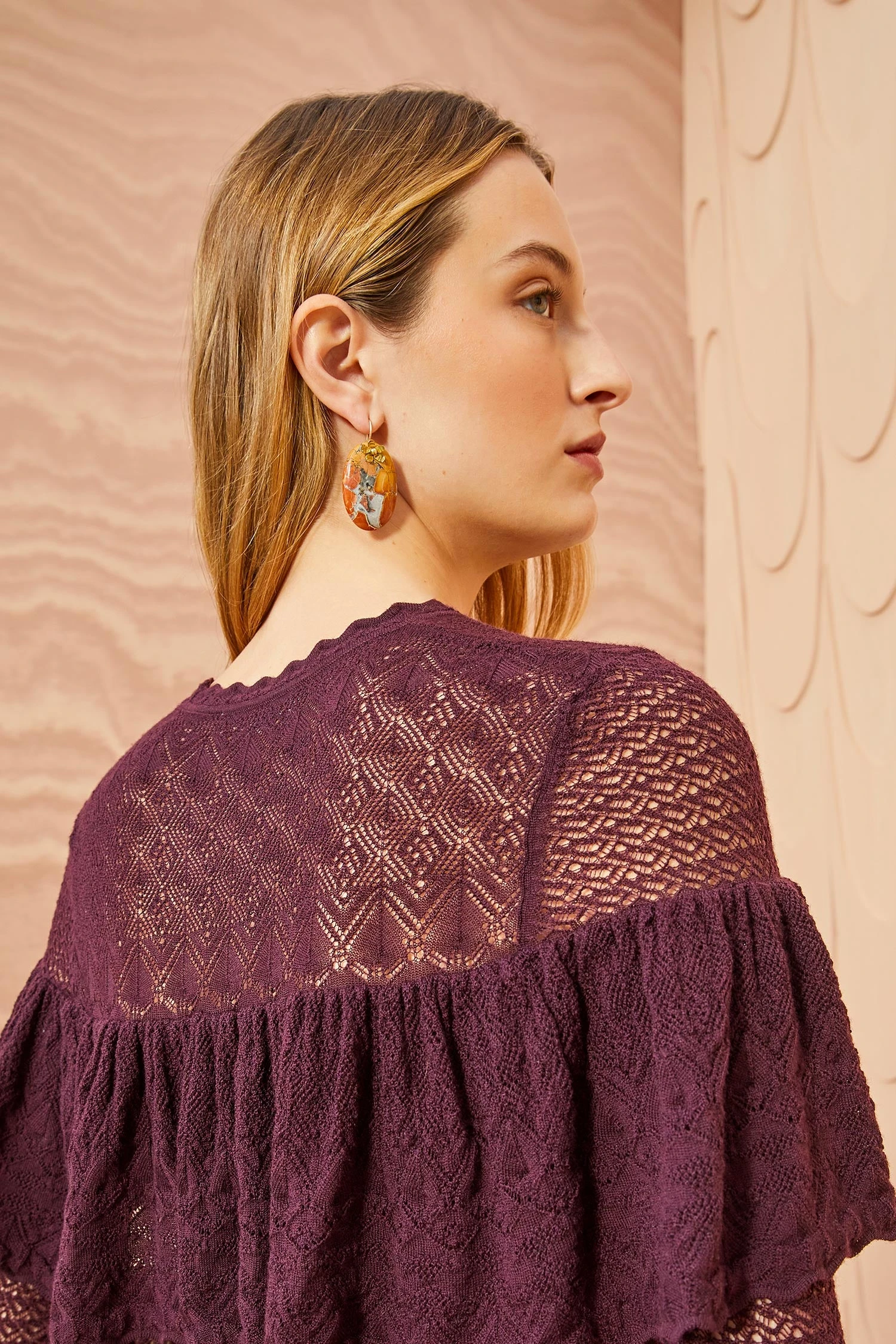 ULLA JOHNSON Augustina Pullover - Mahogany 6 ULLA JOHNSON Augustina Pullover - Mahogany - Image 4