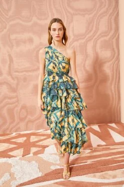 ULLA JOHNSON Auryn Gown - Constellation -Ullyla Shop ULLA JOHNSON Auryn Gown CONSTELLATION 03