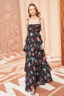 ULLA JOHNSON Aveline Gown - Nocturne -Ullyla Shop ULLA JOHNSON Aveline Gown NOCTURNE 03