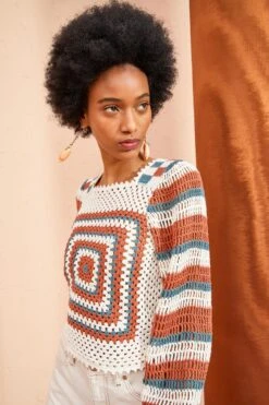 ULLA JOHNSON Beso Pullover - Canyon -Ullyla Shop ULLA JOHNSON Beso Pullover CANYON 04