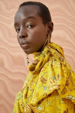 ULLA JOHNSON Brea Blouse - Mimosa -Ullyla Shop ULLA JOHNSON Brea Blouse MIMOSA 0029