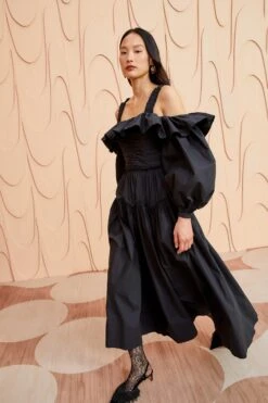 ULLA JOHNSON Caprice Dress - Noir