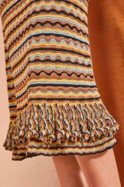 Ullyla Shop -Ullyla Shop ULLA JOHNSON Cosette Skirt TIGER SEYE 02 ALT