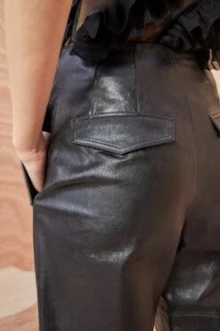 ULLA JOHNSON Cyrus Pant - Noir -Ullyla Shop ULLA JOHNSON Cyrus Pant NOIR 0109