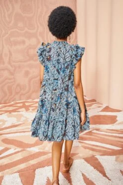 ULLA JOHNSON Denia Dress - Morning Glory -Ullyla Shop ULLA JOHNSON Denia Dress MORNING GLORY 03