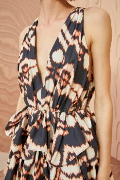 ULLA JOHNSON Dephne Dress - Obsidian -Ullyla Shop ULLA JOHNSON Dephne Dress OBSIDIAN 05