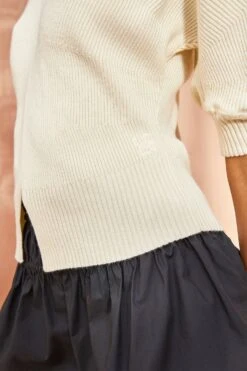 ULLA JOHNSON Eila Top - Chalk 9 ULLA JOHNSON Eila Top - Chalk -Ullyla Shop ULLA JOHNSON Eila Top CHALK 0053