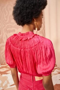 ULLA JOHNSON Eleni Top - Orchid -Ullyla Shop ULLA JOHNSON Eleni Top ORCHID 04