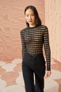 ULLA JOHNSON Emma Top - Noir -Ullyla Shop ULLA JOHNSON Emma Top NOIR 0007