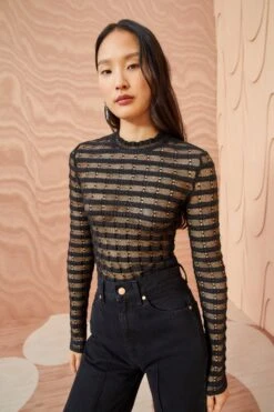 ULLA JOHNSON Emma Top - Noir -Ullyla Shop ULLA JOHNSON Emma Top NOIR 0082