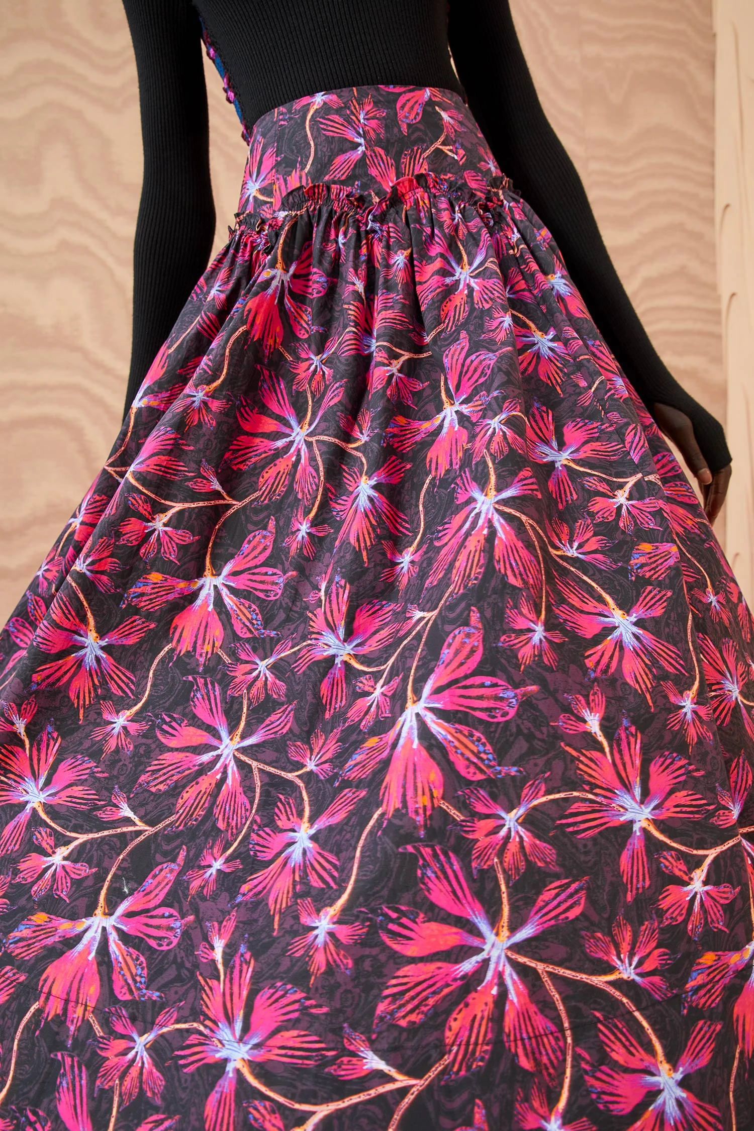 ULLA JOHNSON Emmy Skirt - Zinnia 4 ULLA JOHNSON Emmy Skirt - Zinnia - Image 2