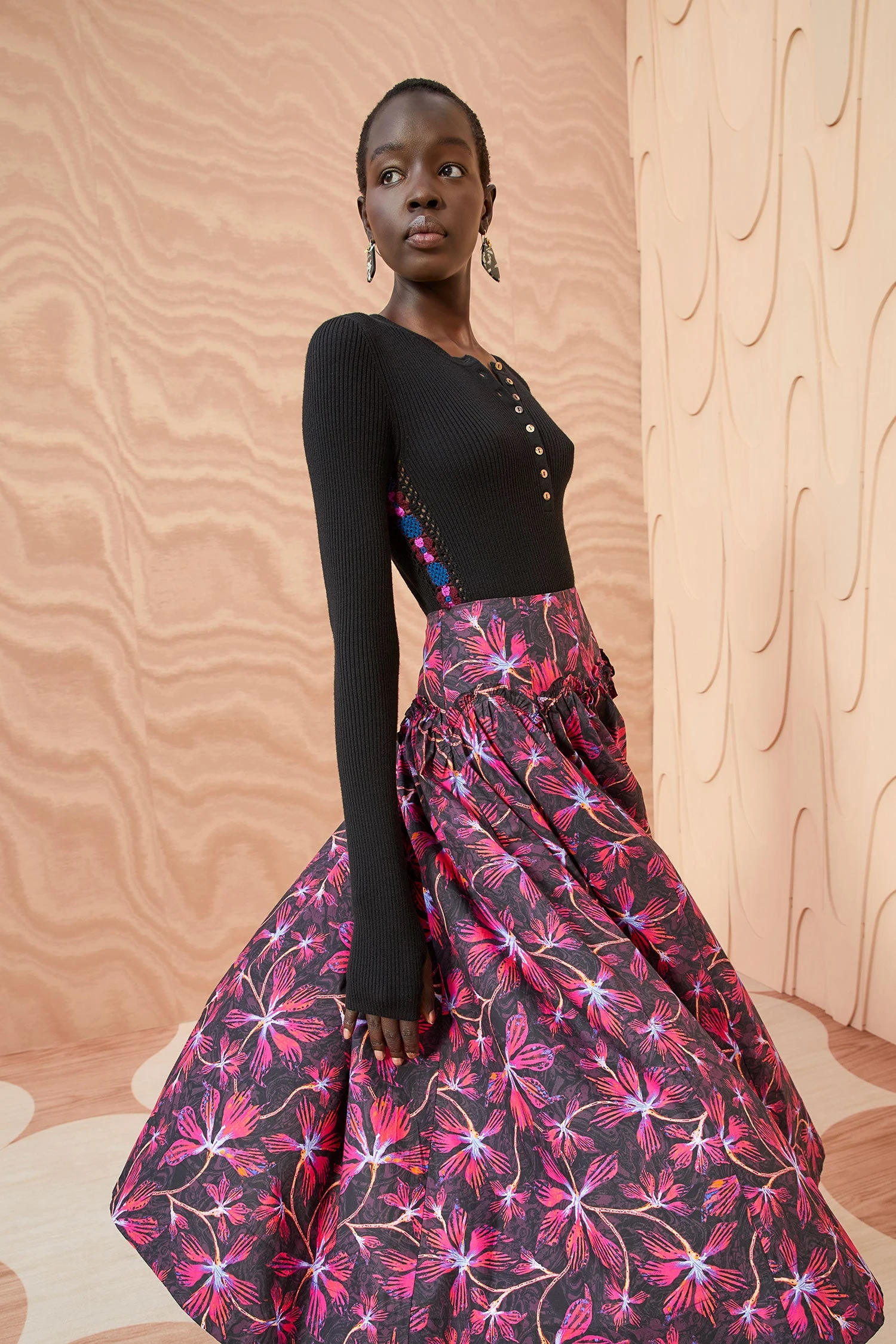 ULLA JOHNSON Emmy Skirt - Zinnia 7 ULLA JOHNSON Emmy Skirt - Zinnia - Image 5