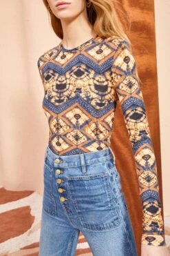 ULLA JOHNSON Eve Top - Constellation -Ullyla Shop ULLA JOHNSON Eve Top CONSTELLATION 02 ALT