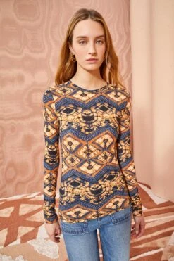 ULLA JOHNSON Eve Top - Constellation -Ullyla Shop ULLA JOHNSON Eve Top CONSTELLATION 03