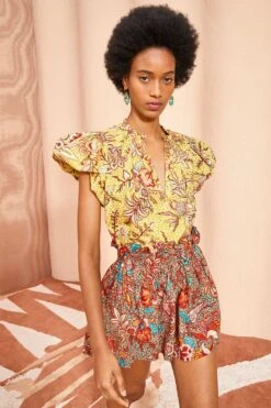 ULLA JOHNSON Evelyn Top - Calla Lily