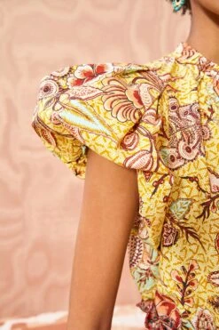 ULLA JOHNSON Evelyn Top - Calla Lily -Ullyla Shop ULLA JOHNSON Evelyn Top CALLA LILY 04