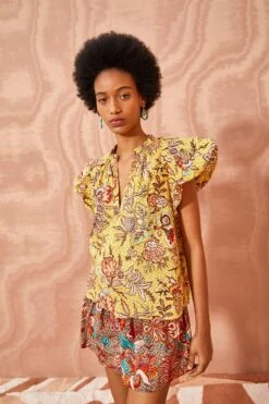 ULLA JOHNSON Evelyn Top - Calla Lily -Ullyla Shop ULLA JOHNSON Evelyn Top CALLA LILY 05