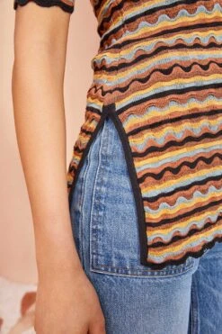 ULLA JOHNSON Felix Top - Tiger's Eye 10 ULLA JOHNSON Felix Top - Tiger's Eye -Ullyla Shop ULLA JOHNSON Felix Top TIGER SEYE 0103