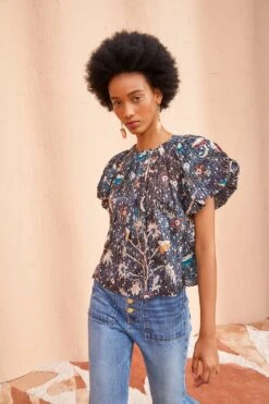 ULLA JOHNSON Flo Top - Jet -Ullyla Shop ULLA JOHNSON Flo Top JET 03