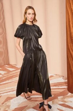 ULLA JOHNSON Flo Top - Noir -Ullyla Shop ULLA JOHNSON Flo Top NOIR 0016