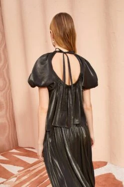 ULLA JOHNSON Flo Top - Noir -Ullyla Shop ULLA JOHNSON Flo Top NOIR 0087