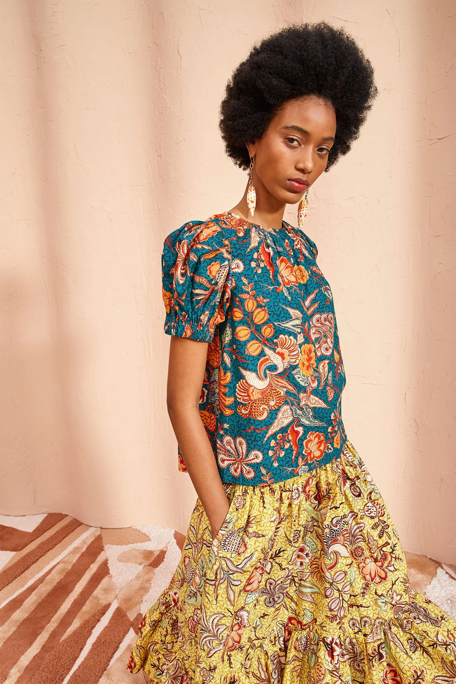 ULLA JOHNSON Frances Top - Delphinium 5 ULLA JOHNSON Frances Top - Delphinium - Image 3