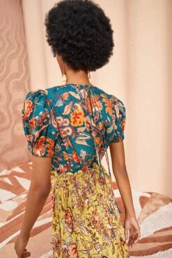 ULLA JOHNSON Frances Top - Delphinium 10 ULLA JOHNSON Frances Top - Delphinium -Ullyla Shop ULLA JOHNSON Frances Top DELPHINIUM 0132