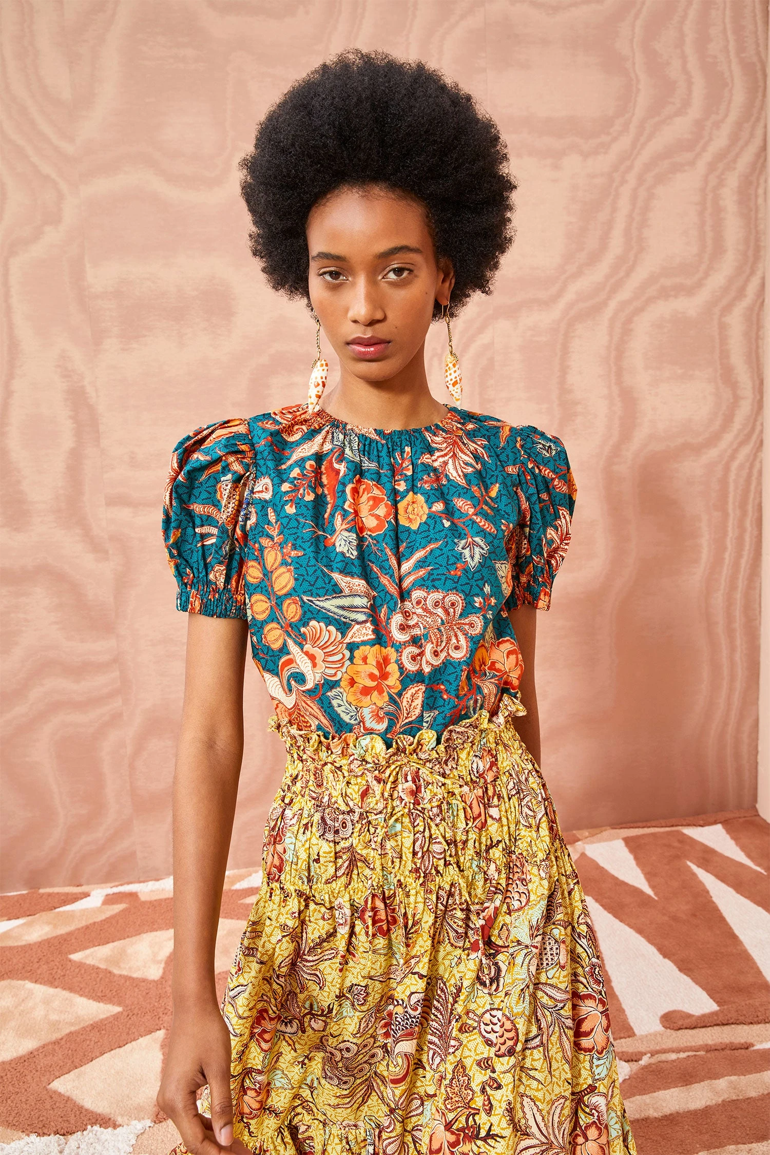 ULLA JOHNSON Frances Top - Delphinium 3 ULLA JOHNSON Frances Top - Delphinium