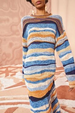 ULLA JOHNSON Francie Pullover - Aegean -Ullyla Shop ULLA JOHNSON Francie Pullover AEGEAN 02 ALT