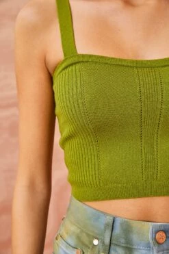 ULLA JOHNSON Giselle Top - Willow -Ullyla Shop ULLA JOHNSON Giselle Top WILLOW 0089